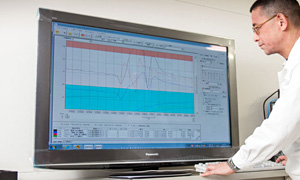 Remote monitoring system in the painting line